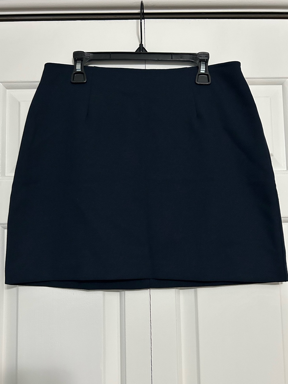 Vintage 90s XOXO Navy Mini Skirt - Size 7 - Made in USA Label